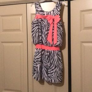 Girls size 16 zebra skirts